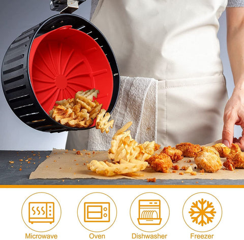 Reusable Silicone Air Fryer Liner Pot