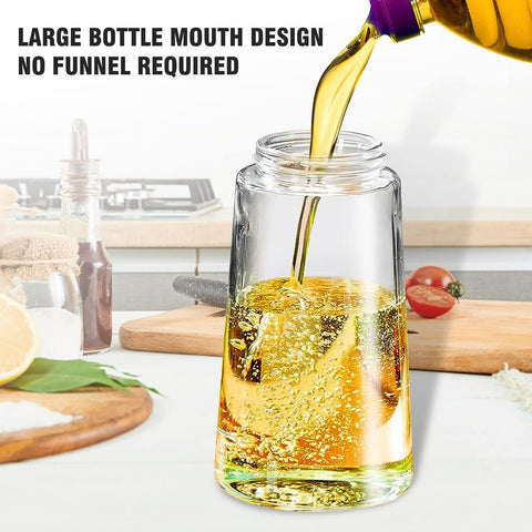 2 in 1 Oil Sprayer Bottle Dispenser for Kitchen